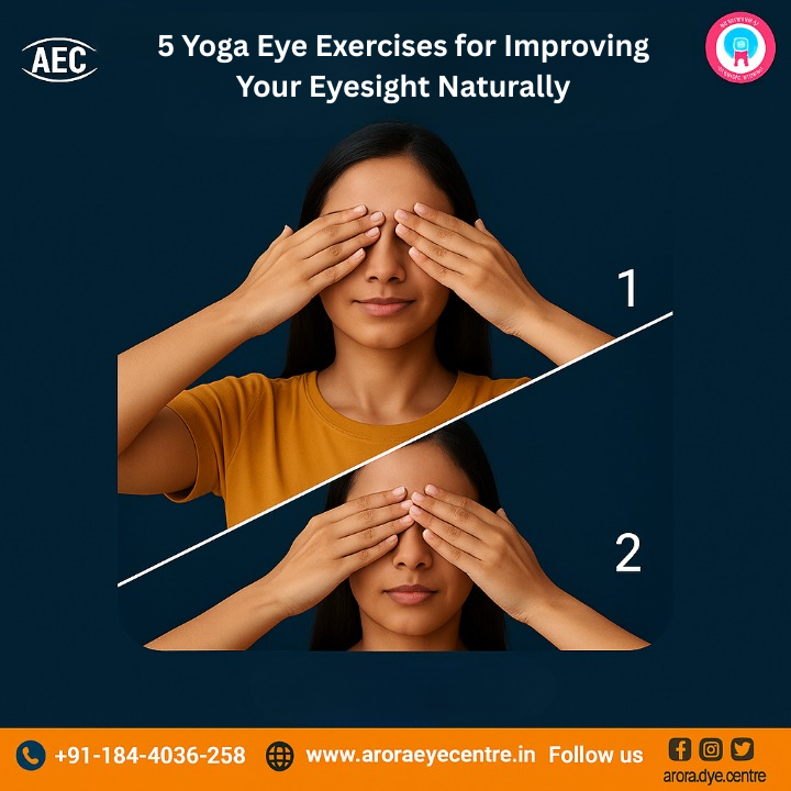 5 Yoga Eye Exercises for Improving Your Eyesight Naturally