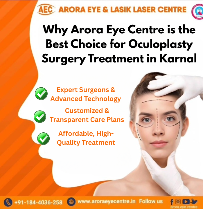 Why Arora Eye Centre is the Best Choice for Oculoplasty Surgery Treatment in Karnal