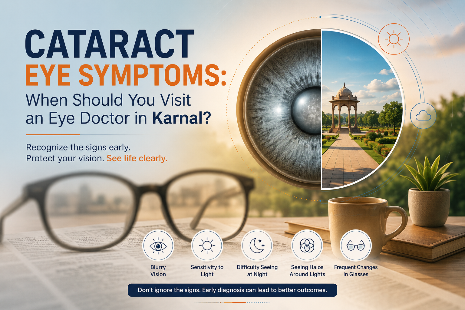 Cataract Eye Symptoms: When Should You Visit an Eye Doctor in Karnal?